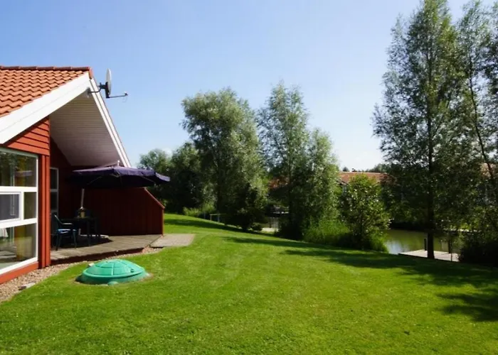 度假居 4 Personen Mit Privatem Bootsteg, Direkte Seelage, Kanu, Sauna Und Kaminofen In